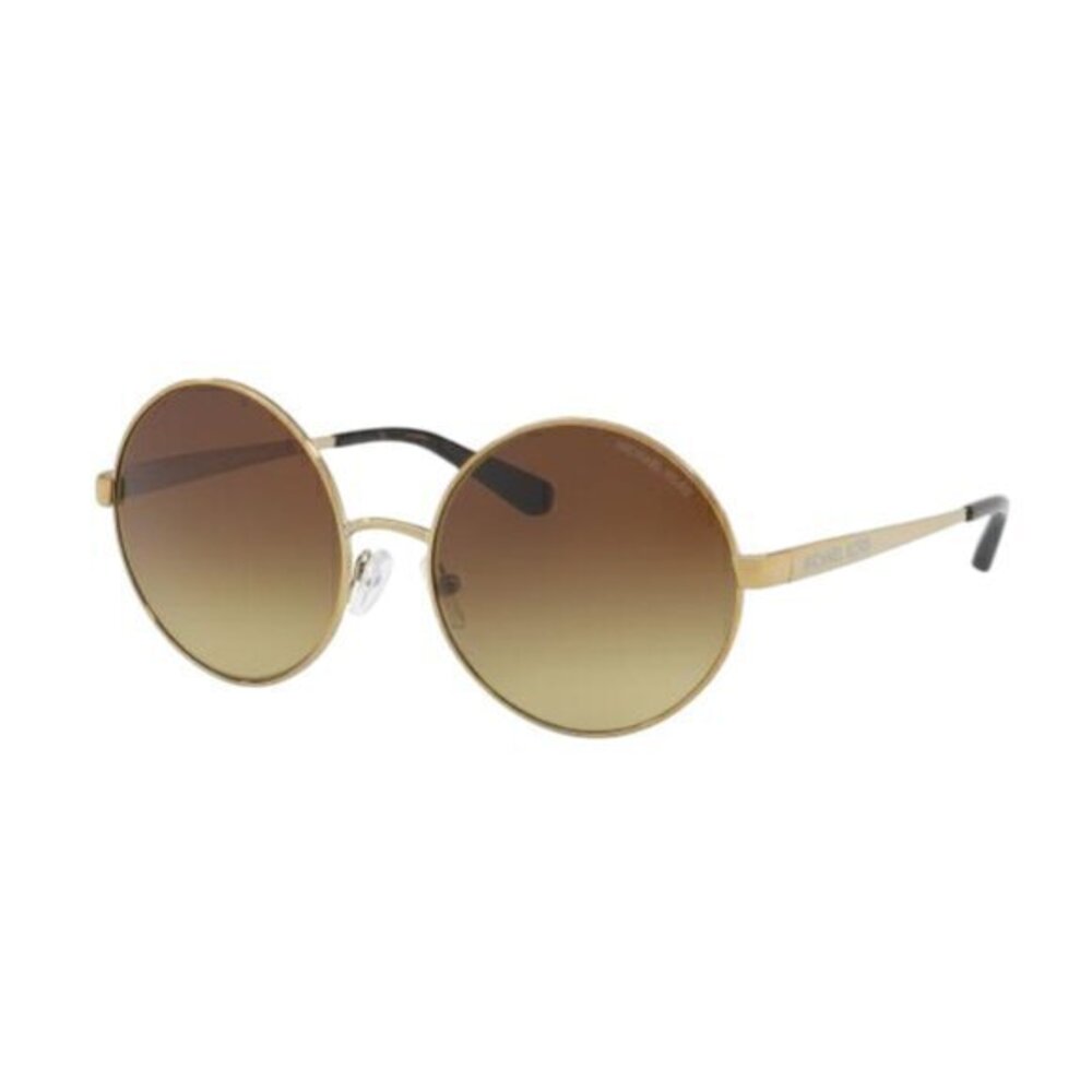 Michael Kors Cho MK5020 119313 Gold Brown Round Sunglasses With Case